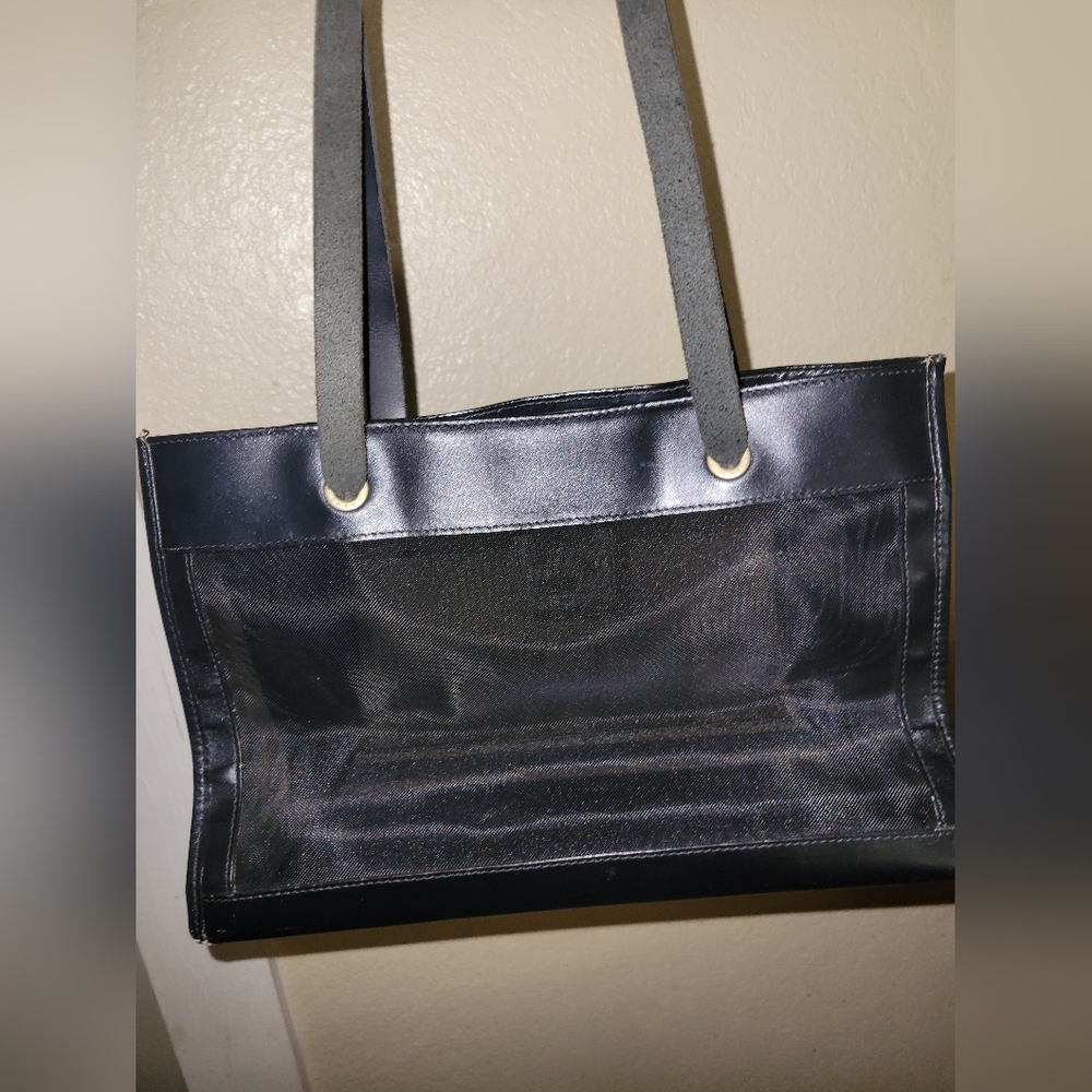 FENDI Black mesh small tote - Picture 3 of 6